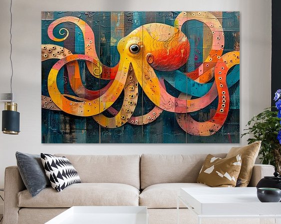 Example of the artwork in a room