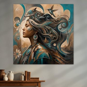 Navajo Diney – Man and Animal United in Surrealism