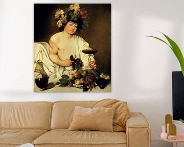 Painting Bacchus by Caravaggio