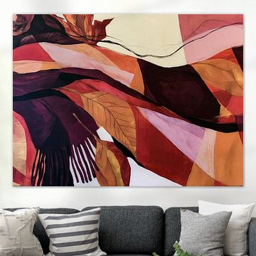 Danse automnale des feuilles et de la poussière