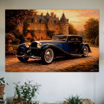 Eine Fahrt durch die Geschichte – Bugatti Type 41 Royale – 1927 von Johannas Art Creations