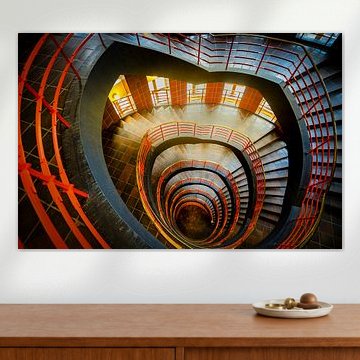 The Orange Spiral by Ahma NJAI