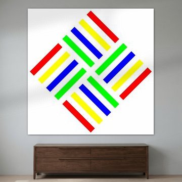 No Crossing | Open | S=2 | Gap=1 | Color=4 | RGBY  | Center=Green