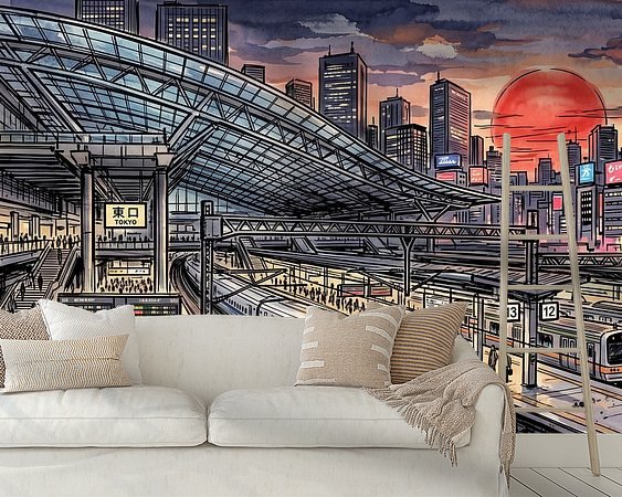 Example of the artwork in a room