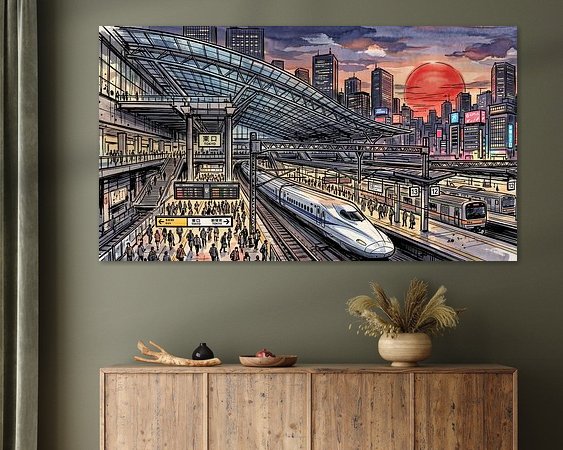 Example of the artwork in a room