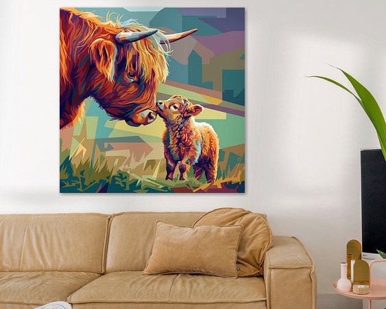 Example of the artwork in a room