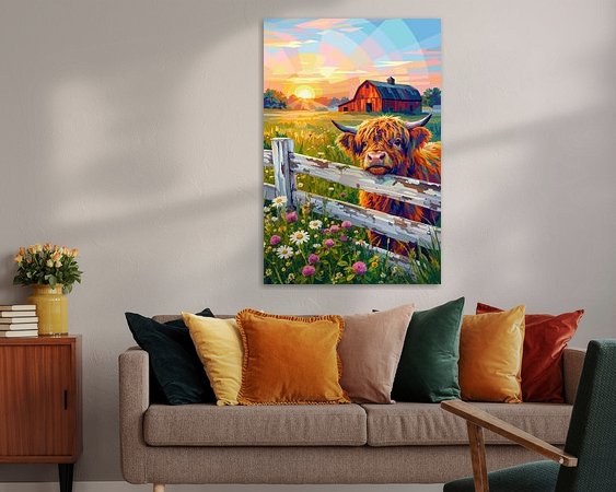 Example of the artwork in a room