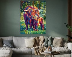 Example of the artwork in a room