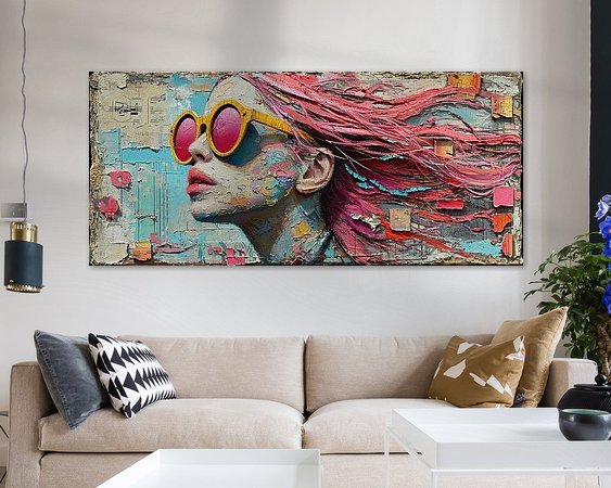 Example of the artwork in a room
