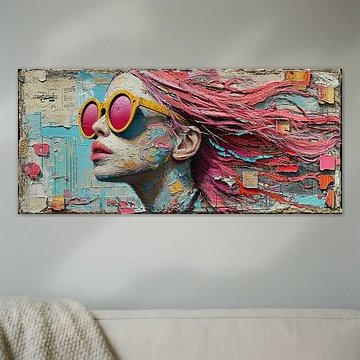 Pink Hair | Wind of Pink Stripes