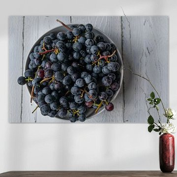 Frische aus dem Garten: Handverlesene Weintrauben von Angelika Heine