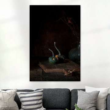 Deux citrouilles décoratives sur Augen | Blicke Foto-Art