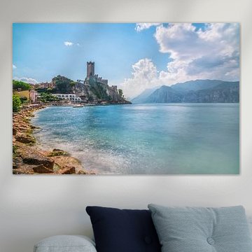 Die Scaligerburg von Malcesine am Gardasee – Langzeitbelichtung von Stefano Orazzini
