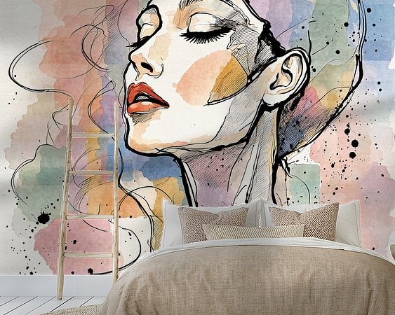 Example of the artwork in a room