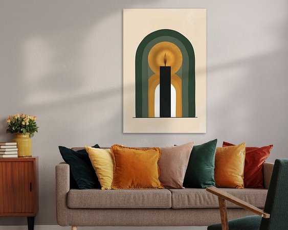 Example of the artwork in a room