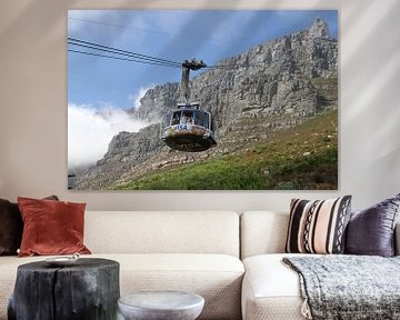 Kabelbaan Tafelberg Kaapstad van Jan Roodzand