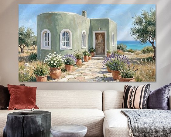 Example of the artwork in a room