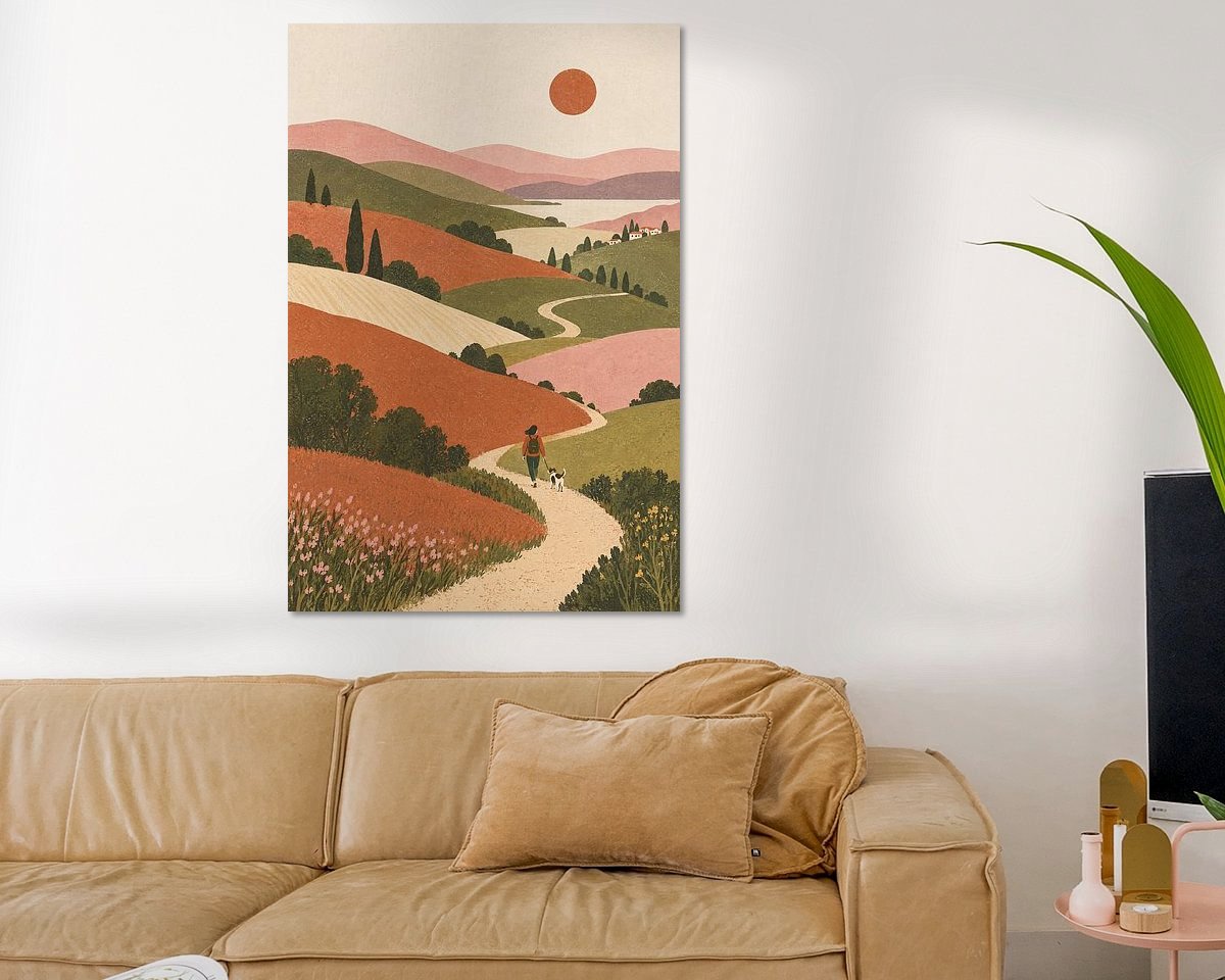 Example of the artwork in a room