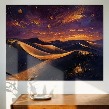 Deco After Dark – Neon Amber Pulse