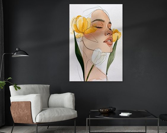 Example of the artwork in a room