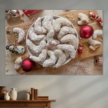Handgemachte Vanillekipferl im Advent – Frisch gemahlene Haselnüsse