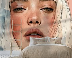 Example of the artwork in a room