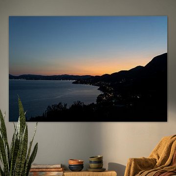 Griechischer Sonnenuntergang von Guido Akster