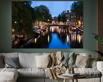 Brouwersgracht nachtopname van PIX STREET PHOTOGRAPHY
