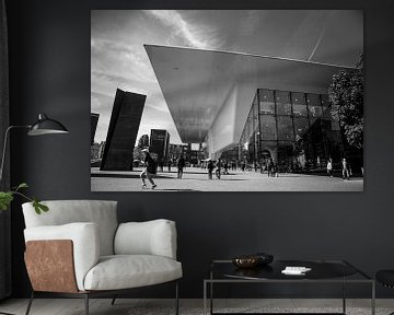Stedelijk museum Amsterdam zwart-wit van PIX URBAN PHOTOGRAPHY