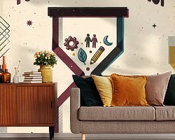 Example of the artwork in a room