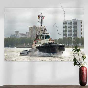 Mit voller Kraft voraus mit dem Schlepper „VB Hudson“ von Scheepskijker Havenfotografie