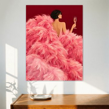 Ein Meer aus rosa, federleichtem Glamour von Mosaic Dialogue