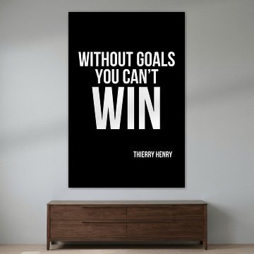 Without goals, you can’t win by Vicky Hanggara