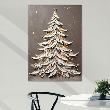 Christmas tree – Golden splendour in relief