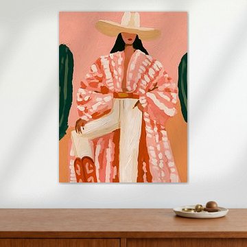 Cowgirl sur Art in color