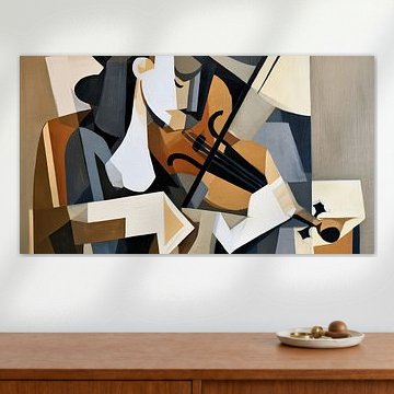 Woman with a violin