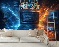 Example of the artwork in a room