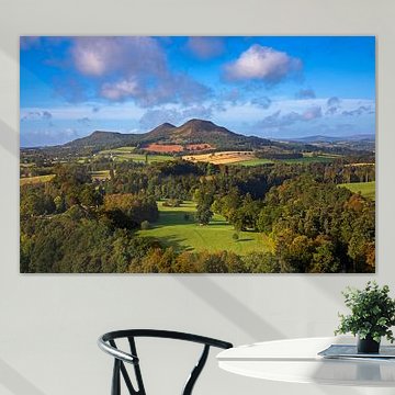 Scott's View; Eildon Hills; Melrose; Scottish Borders; Scotland;