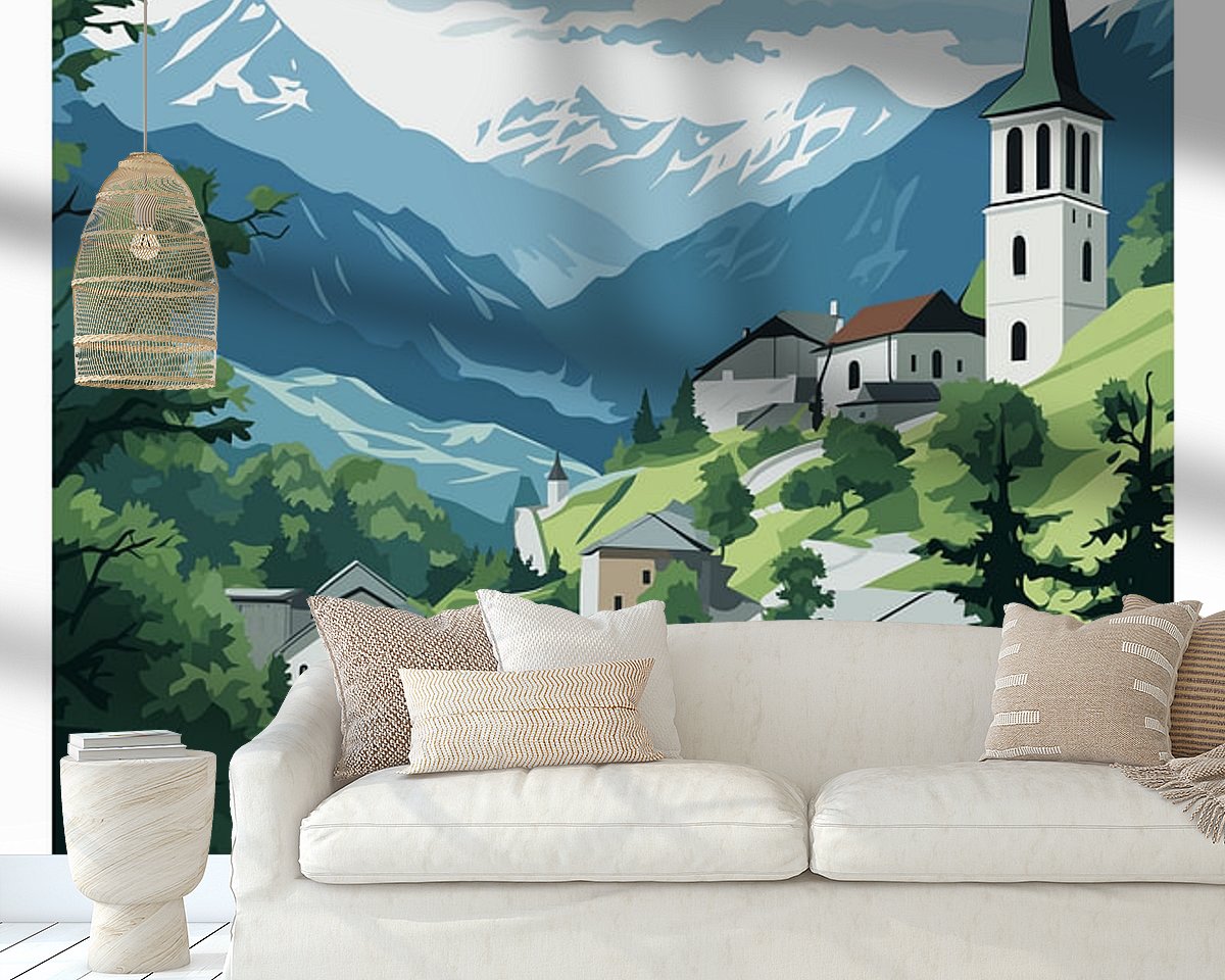 Example of the artwork in a room