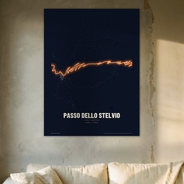 Stelvio Pass and Trafoi, at night by Sidney van den Boogaard