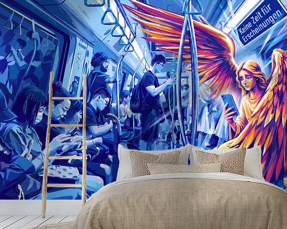Example of the artwork in a room