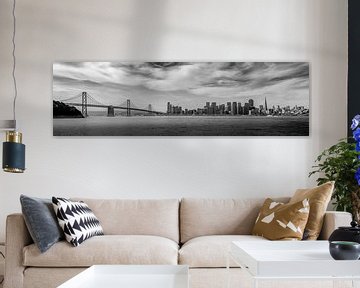 Skyline panorama van San Francisco van Toon van den Einde