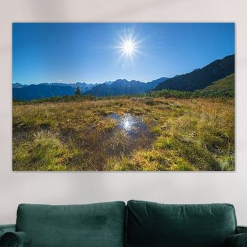 Sonnenglanz über den Allgäuer Alpen