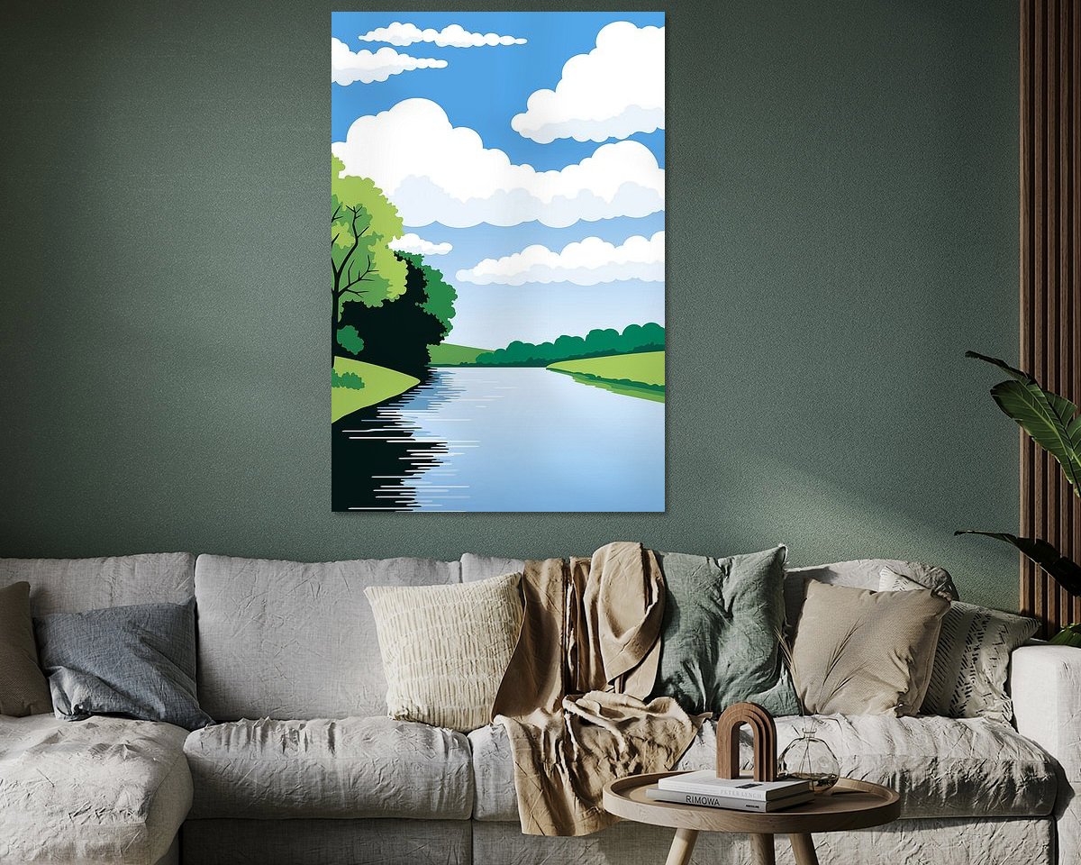 Example of the artwork in a room