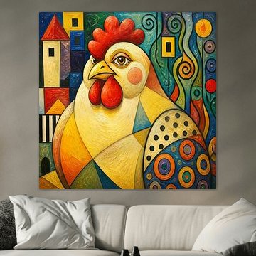 Modernes Huhn von Jutta Maria Pusl