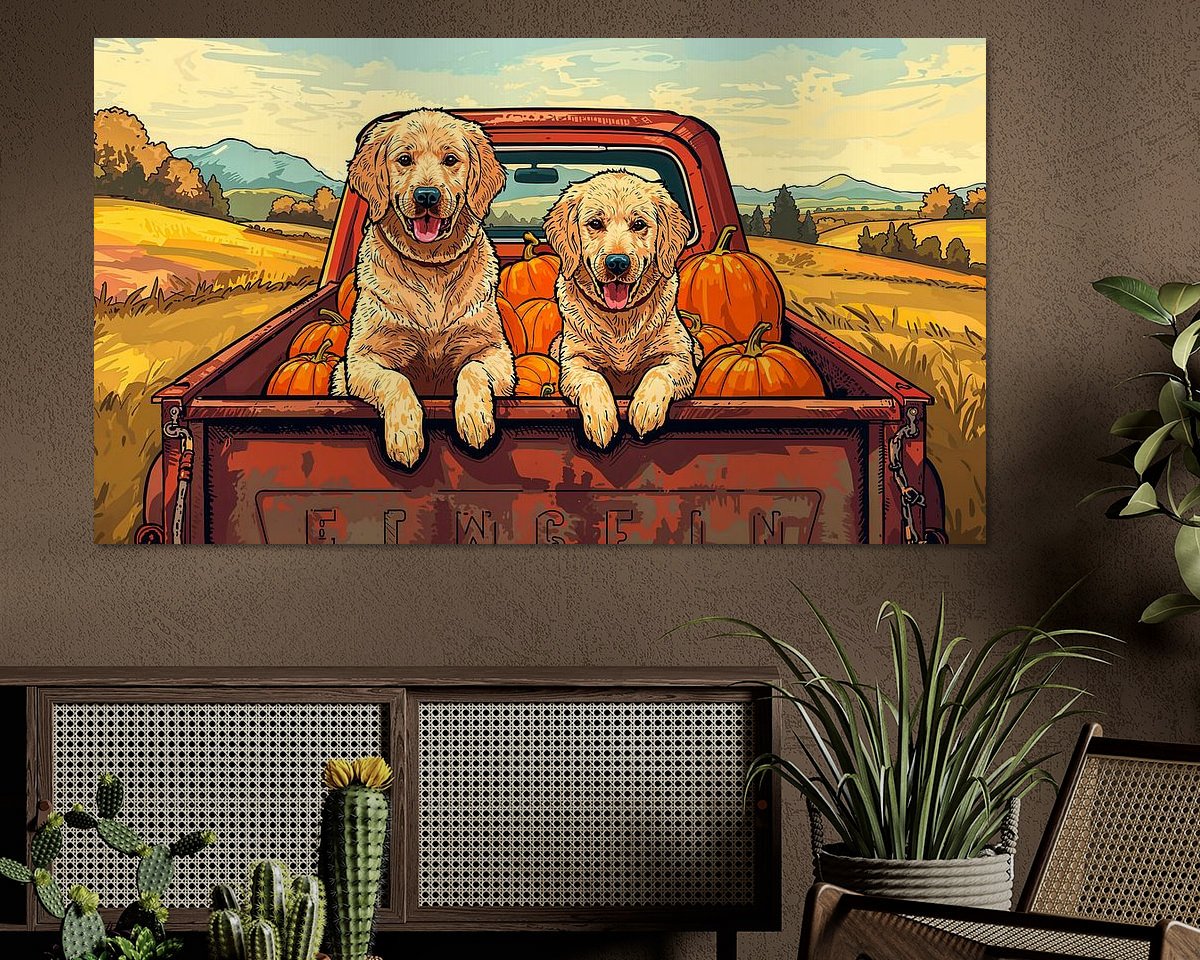 Example of the artwork in a room