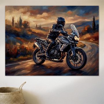 Mit der Triumph Tiger 800 durch die Hügel der Toskana
