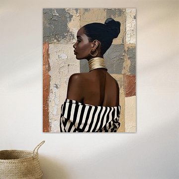 Portrait d'une femme africaine