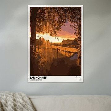 Serie 21 Motiv 36 Bad Honnef (50x70) von Jens Unglaube