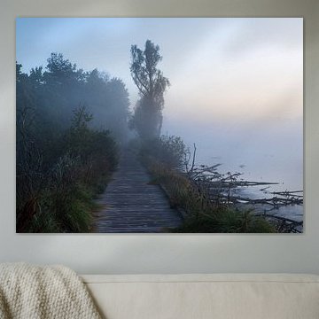 Lever du soleil au Schwenninger Moos sur Anselm Ziegler Photography